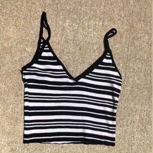Vintage stripped, fitted crop top 💕✨